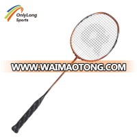 Onlylong sports badminton bat rackets for Carbon fiber Shuttlecock racket