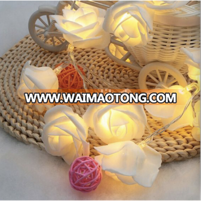 LED rose lantern string stars holiday wedding room bedroom lamp small decorative lamp string