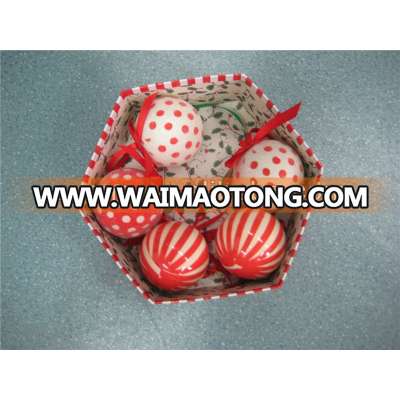 Foam Christmas ball ornament/water sticker ball